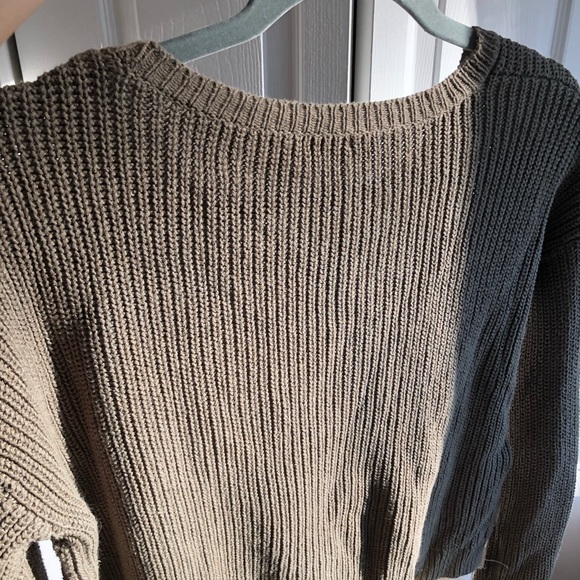 KIMCHI BLUE size S olive green pullover - Picture 4 of 4